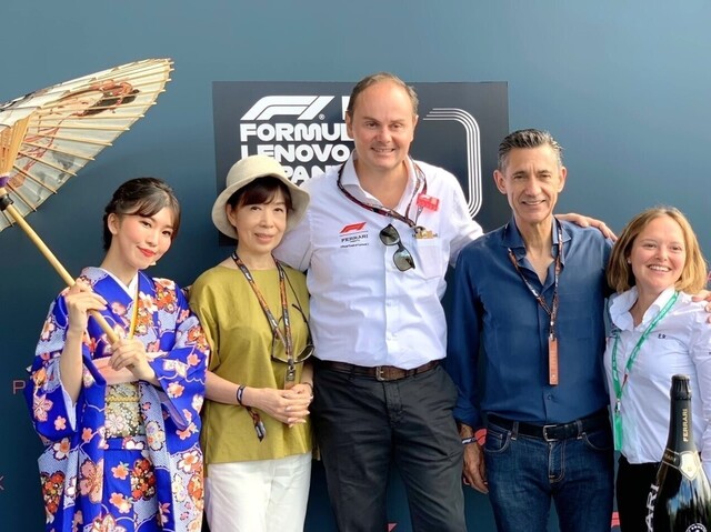 with Lunelli CEO, Cohen President & Elisa san.jpg